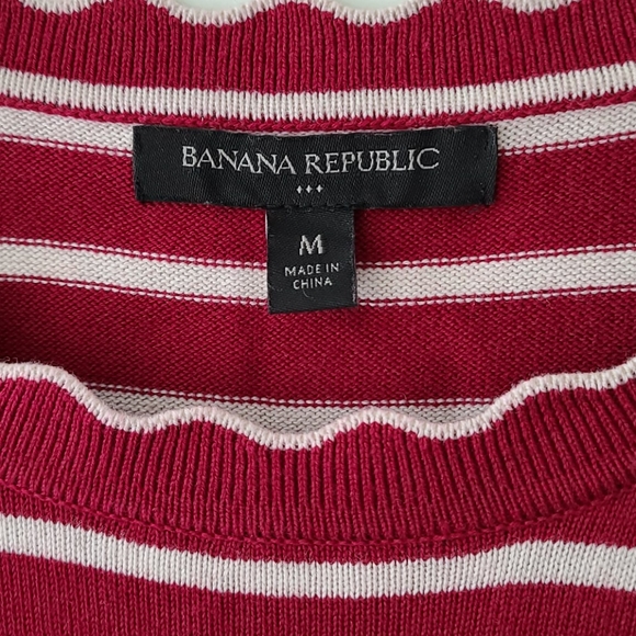 Red and white striped sweater - Picture 2 of 2
